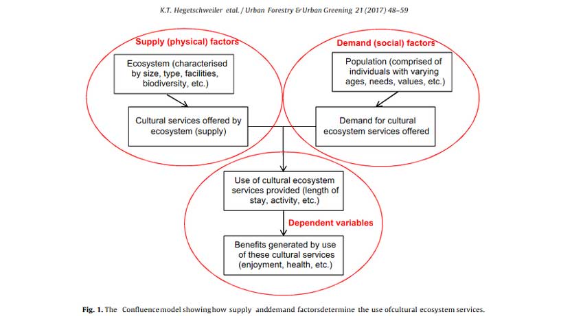 Linking demand and supply factors in identifying cultural ecosystem services of urban green infrastructures: A review of European studies